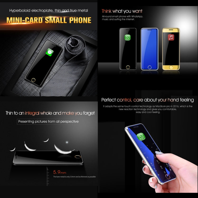 Ulcool V66+, 1.54 inch, MTK6261D, Support Bluetooth Sync, Bluetooth Dial, FM, Anti-lost, GSM, Dual SIM (Blue) - free shipping - PMC Jewellery - Order now!