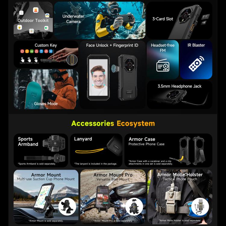 Ulefone Armor X32 Rugged Phone, 6GB+128GB, Night Vision, 5.65 inch Android 14 MediaTek Helio G91 Octa Core, Network: 4G, NFC, OTG (Lightsome Green) - free shipping - PMC TechLife - Order now!