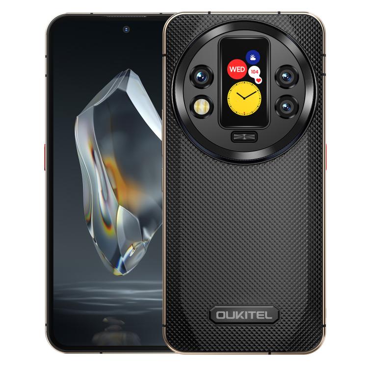 Oukitel WP200 Pro 5G Rugged Phone, 24GB+1TB, Screen Fingerprint, 6.7 inch Android 15.0 MTK Dimensity 8200 Octa-Core, NFC, OTG, Network: 5G (Black) - free shipping - PMC TechLife - Order now!