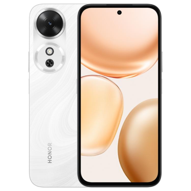 Honor Play 60m, 6GB+128GB, Side Fingerprint, 6.61 inch MagicOS 9.0 Dimensity 6300 Octa Core, Network: 5G, OTG (White) - free shipping - PMc TechLife - Order now!