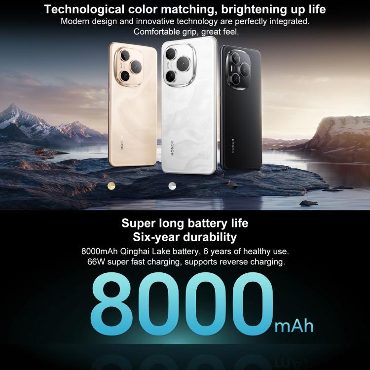 Honor Power, 12GB+256GB, Screen Fingerprint, 6.78 inch MagicOS 9.0 Snapdragon 7 Gen 3 Octa Core, Network: 5G, NFC, OTG (Black) - free shipping - PMc TechLife - Order now!