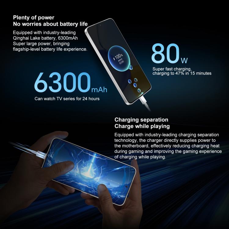 Honor X60 GT, 12GB+512GB, In-screen Fingerprint, 6.7 inch MagicOS 9.0 Android 15.0 Snapdragon 8+ Gen 1 Octa Core, Network: 5G, OTG, NFC (Blue) - free shipping - PMc TechLife - Order now!