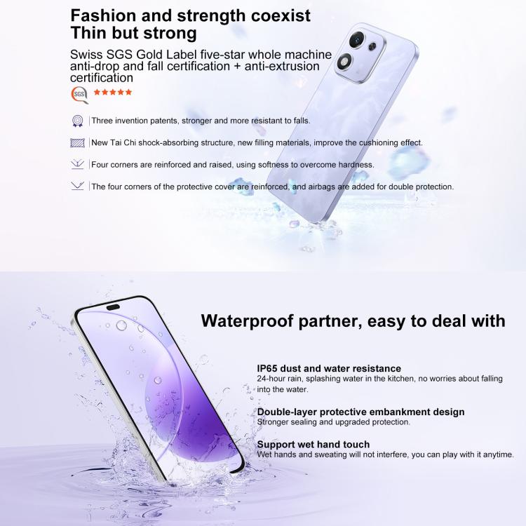 Honor X70i, 12GB+512GB, In-screen Fingerprint, 6.7 inch MagicOS 9.0 Android 15.0 Dimensity 7025 Ultra Octa Core, Network: 5G, OTG, NFC (White) - free shipping - PMc TechLife - Order now!