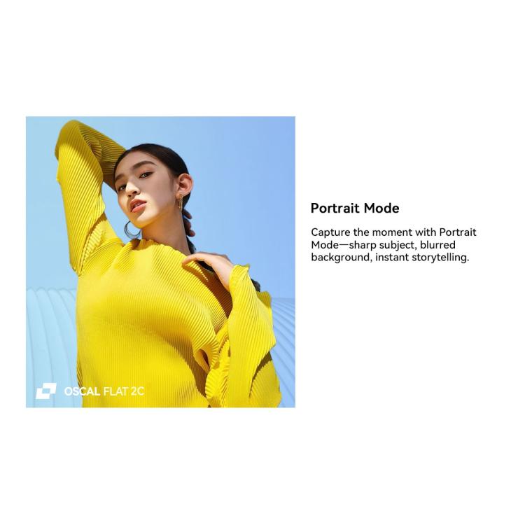 Blackview Oscal FLAT 2C, 2GB+64GB, 6.56 inch Android 14 Unisoc SC9863A T603 Octa Core, Network: 4G (Black) - free shipping - PMC TechLife - Order now!