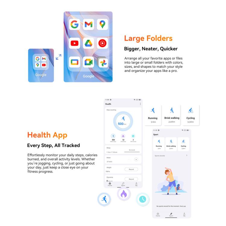 Blackview Oscal Marine 2, 4GB+64GB, 6.56 inch Android 15 Unisoc UMS9230E T615 Octa Core, Network: 4G, OTG, NFC (Orange) - free shipping - PMC TechLife - Order now!