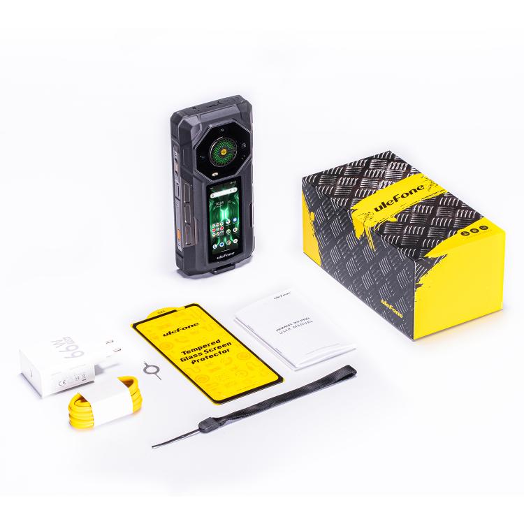 Ulefone Armor 33 Pro Rugged Phone, 16GB+512GB, Night Vision, 6.95 inch + 3.4 inch Dual Screen Android 14 MediaTek Dimensity 7300X Octa Core, Network: 5G, OTG, NFC (Black) - free shipping - PMC TechLife - Order now!