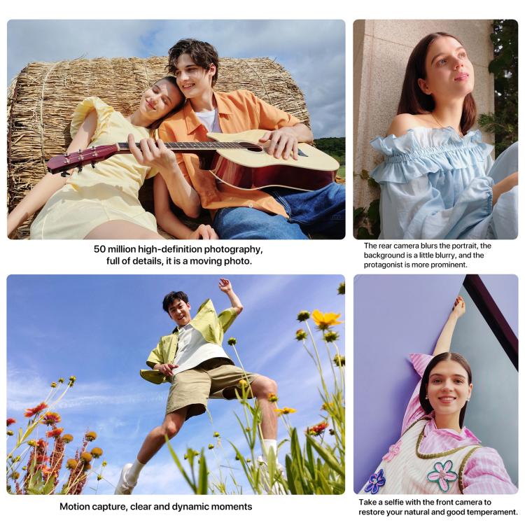 HUAWEI Enjoy 70X Vitality Edition, 8GB+256GB, Screen Fingerprint Identification, 6.78 inch HarmonyOS 4.2 Octa Core, OTG, Not Support Google Play (Blue) - free shipping - PMc TechLife - Order now!