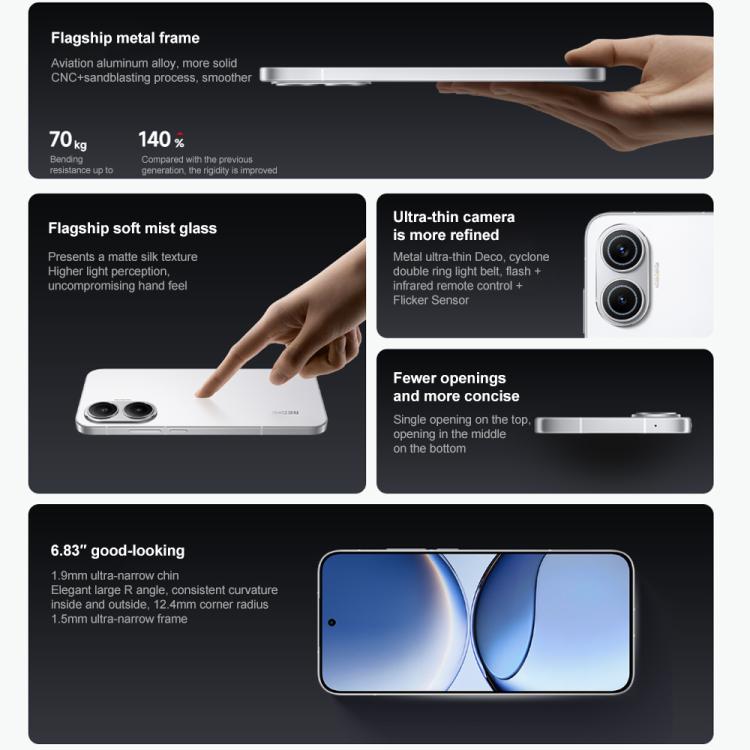 Xiaomi REDMI Turbo 4 Pro, 12GB+512GB, 6.83 inch Xiaomi HyperOS 2 Snapdragon 8s Gen 4 Octa Core, NFC, Network: 5G (White) - free shipping - PMc TechLife - Order now!