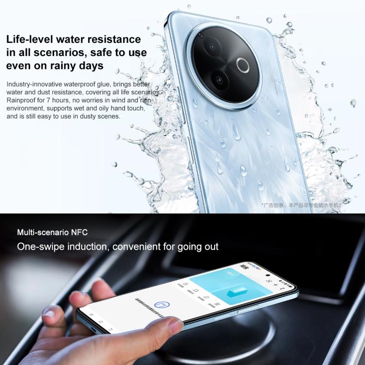 vivo Y300i, 8GB+128GB, Face ID / Side Fingerprint, 6.68 inch Android 15 OriginOS 5 Snapdragon 4 Gen 2 Octa Core, OTG, NFC, Network: 5G (Black) - free shipping - PMc TechLife - Order now!