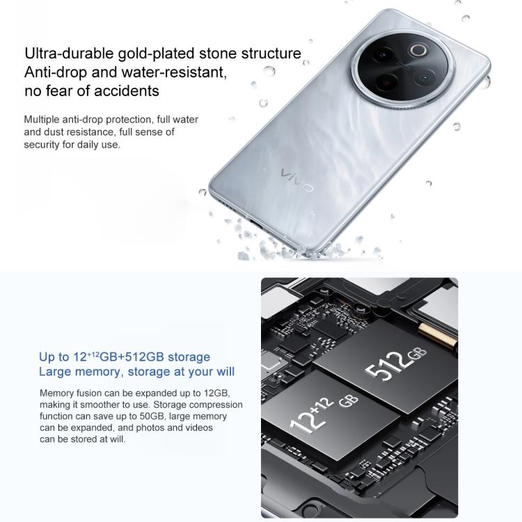 vivo Y300 Pro+, 8GB+128GB, Face ID / Screen Fingerprint, 6.77 inch Android 15 OriginOS 5 Snapdragon 7s Gen 3 Octa Core, OTG, NFC, Network: 5G (Pink) - free shipping - PMc TechLife - Order now!