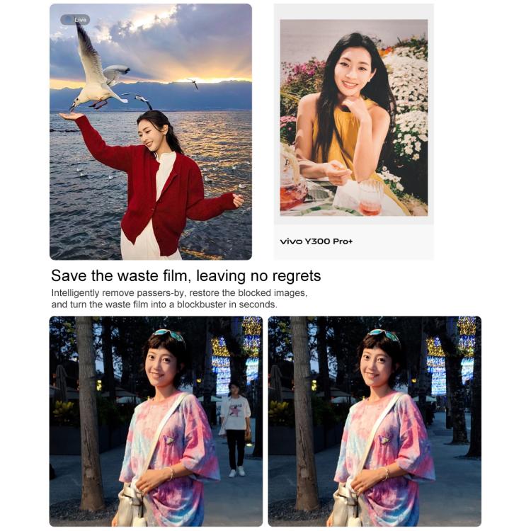 vivo Y300 Pro+, 12GB+512GB, Face ID / Screen Fingerprint, 6.77 inch Android 15 OriginOS 5 Snapdragon 7s Gen 3 Octa Core, OTG, NFC, Network: 5G (Pink) - free shipping - PMc TechLife - Order now!