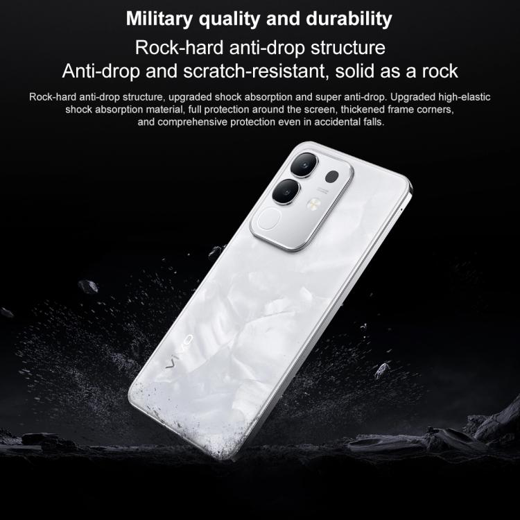 vivo Y300t, 12GB +512GB, Face ID / Side Fingerprint,  6.72 inch Android 15 OriginOS 5 Dimensity 7300 Octa Core, OTG, NFC, Network: 5G (Aqua Blue) - free shipping - PMc TechLife - Order now!