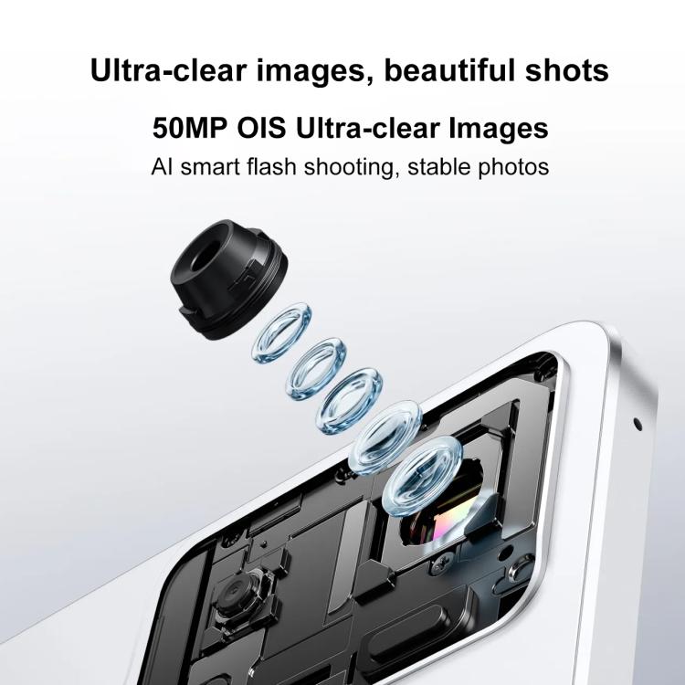 Realme 14, 16GB+256GB, Screen Fingerprint Identification, 6.67 inch Realme UI 6.0 Snapdragon 6 Gen 4 Octa Core, NFC, Network: 5G (Silver) - free shipping - PMc TechLife - Order now!