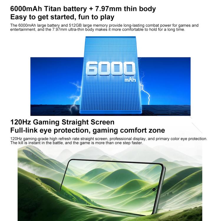 Realme 14, 16GB+512GB, Screen Fingerprint Identification, 6.67 inch Realme UI 6.0 Snapdragon 6 Gen 4 Octa Core, NFC, Network: 5G (Silver) - free shipping - PMc TechLife - Order now!