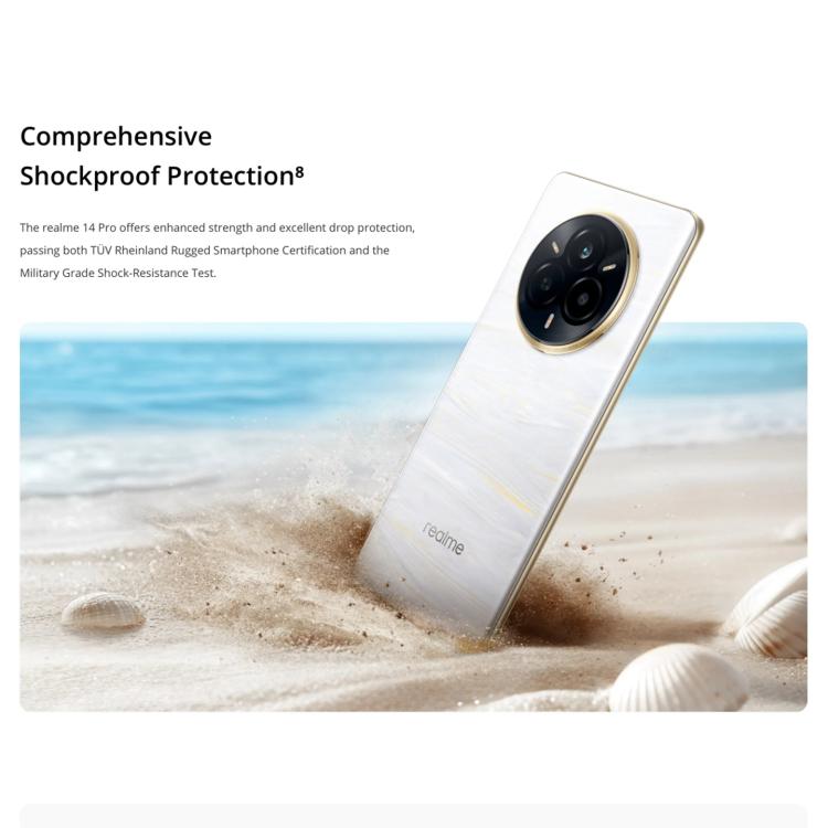 Realme 14 Pro, 16GB+512GB, Screen Fingerprint Identification, 6.77 inch Realme UI 6.0 Dimensity 7300 Octa Core, NFC, Network: 5G (Grey) - free shipping - PMc TechLife - Order now!