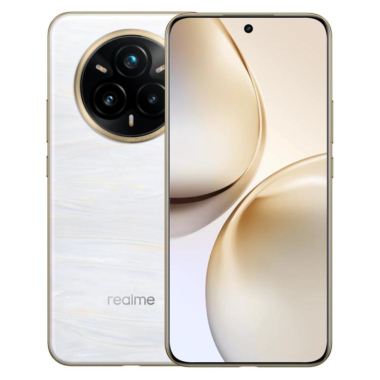 Realme 14 Pro+, 12GB+256GB, Screen Fingerprint Identification, 6.83 inch Realme UI 6.0 Snapdragon 7s Gen 3 Octa Core, NFC, Network: 5G (White) - free shipping - PMc TechLife - Order now!