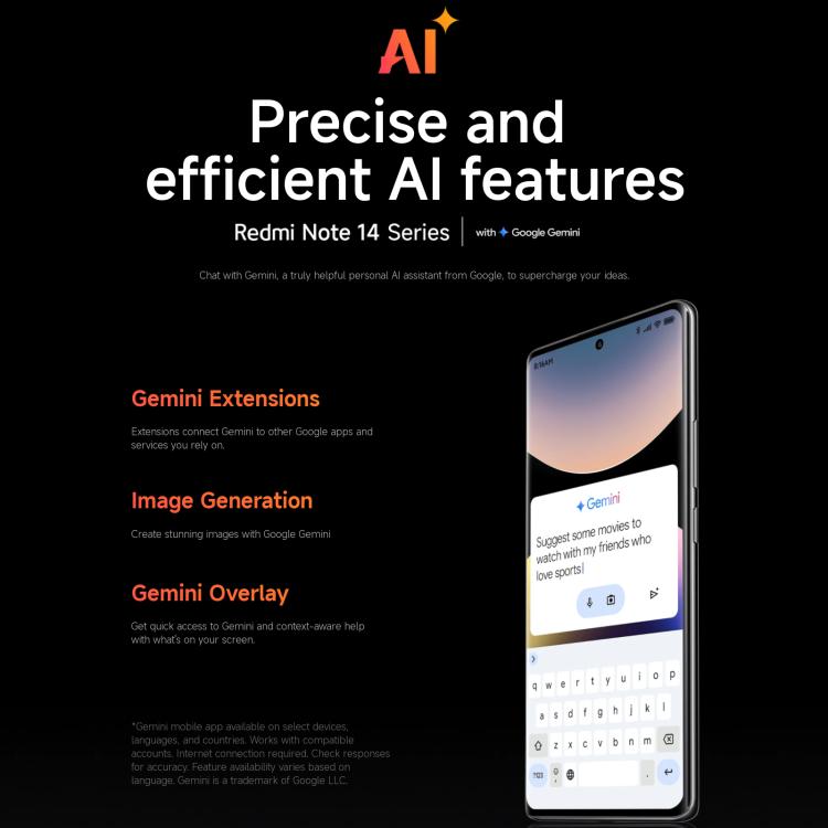 Xiaomi Redmi Note 14 Pro 4G Global, 8GB+256GB, In-screen Fingerprint, 6.67 inch Xiaomi HyperOS Helio G100-Ultra Octa Core, NFC, Network: 4G (Black) - free shipping - PMC TechLife - Order now!