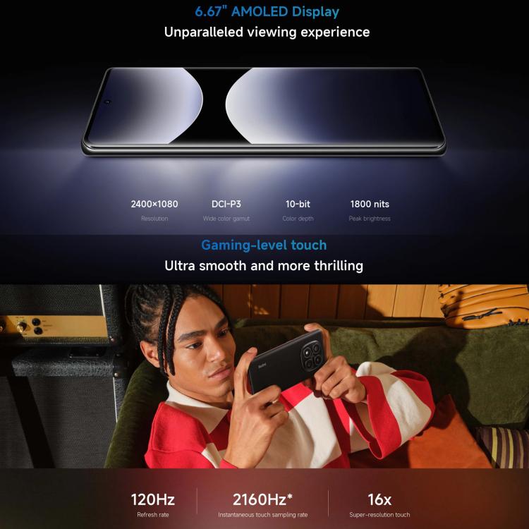 Xiaomi Redmi Note 14 Pro 4G Global, 8GB+256GB, In-screen Fingerprint, 6.67 inch Xiaomi HyperOS Helio G100-Ultra Octa Core, NFC, Network: 4G (Blue) - free shipping - PMC TechLife - Order now!