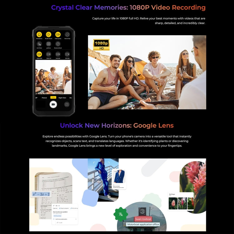 HOTWAV T7 Pro Rugged Phone, 6GB+256GB, 6280mAh, 6.6 inch Android 13 MT8788 Octa Core, Network: 4G, OTG (Black) - free shipping - PMC TechLife - Order now!