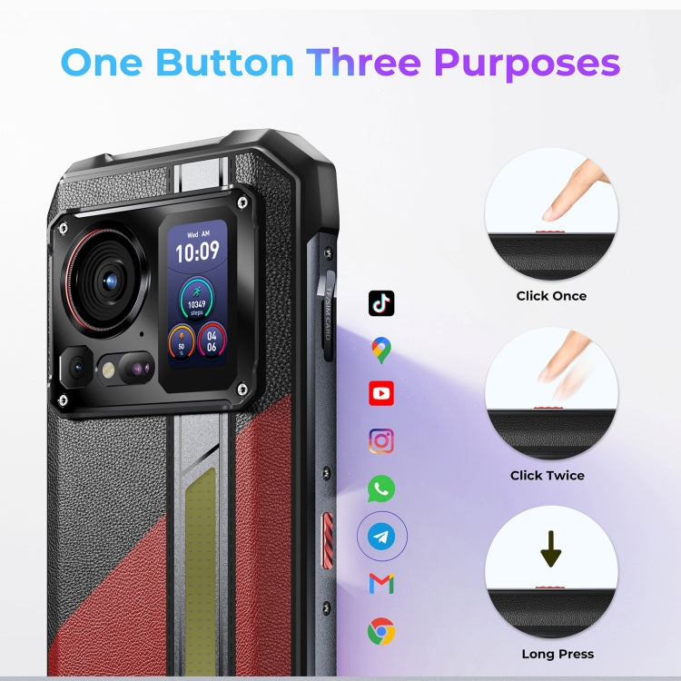 HOTWAV Hyper 7 Pro Rugged Phone, 16GB+256GB, 10800mAh, 6.6 inch Android 14 MediaTek Dimensity 7050 5G, Network: 5G, OTG, NFC (Black) - free shipping - PMC Jewellery - Order now!