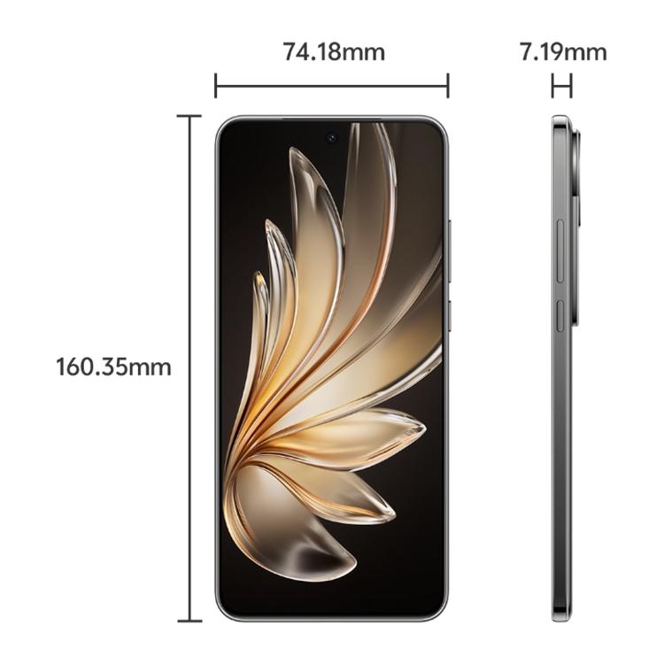 vivo S20, 8GB+256GB, Face ID / Screen Fingerprint Identification, 6.67 inch Android 15 Snapdragon 7 Gen 3 Octa Core, OTG, NFC, Network: 5G (Black) - free shipping - PMc TechLife - Order now!