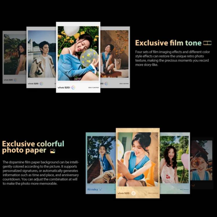 vivo S20, 8GB+256GB, Face ID / Screen Fingerprint Identification, 6.67 inch Android 15 Snapdragon 7 Gen 3 Octa Core, OTG, NFC, Network: 5G (White) - free shipping - PMc TechLife - Order now!