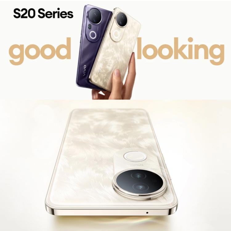 vivo S20, 12GB+512GB, Face ID / Screen Fingerprint Identification, 6.67 inch Android 15 Snapdragon 7 Gen 3 Octa Core, OTG, NFC, Network: 5G (Gold) - free shipping - PMc TechLife - Order now!