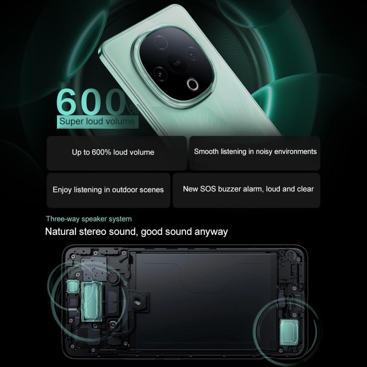 vivo Y300, 12GB+512GB, Face ID / Screen Fingerprint Identification, 6.77 inch Android 15 OriginOS 5 Dimensity 6300 Octa Core, OTG, Network: 5G (Black) - free shipping - PMc TechLife - Order now!