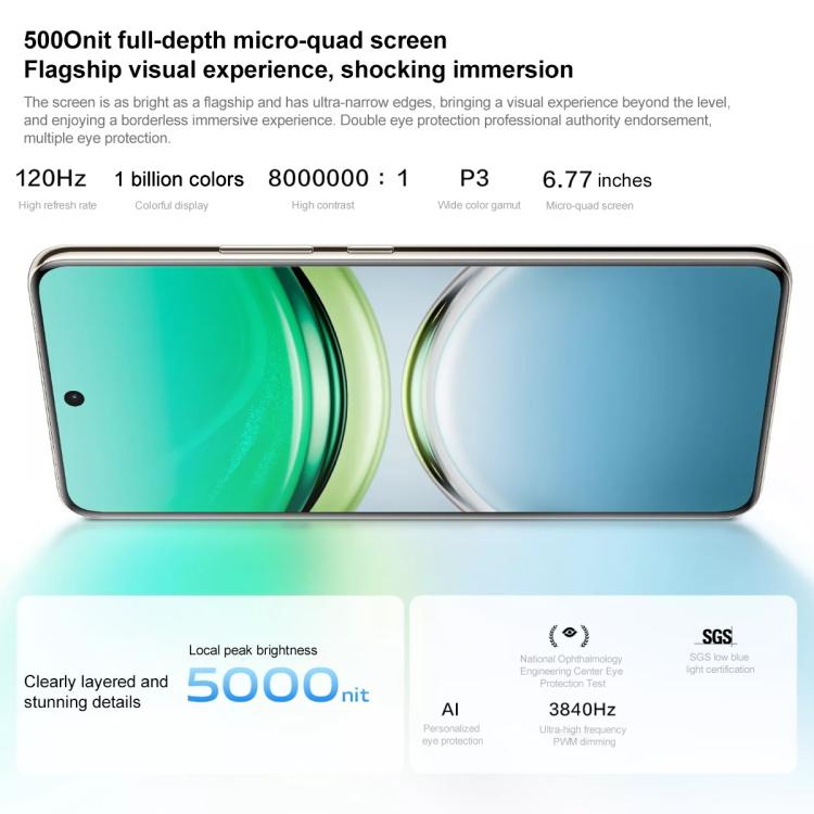 vivo Y300 Pro, 12GB+512GB, Face ID / Screen Fingerprint Identification, 6.77 inch Android 14 OriginOS 4 Snapdragon 6 Gen 1 Octa Core, OTG, Network: 5G (Cyan) - free shipping - PMc TechLife - Order now!