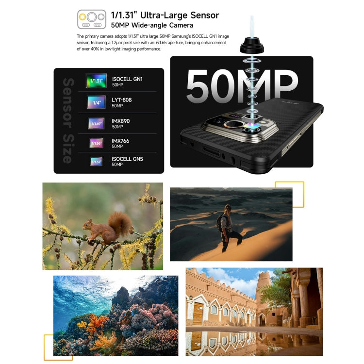 Ulefone Armor 25T Rugged Phone, 6GB+256GB, Thermal Imaging, 6.78 inch Android 14 MediaTek Helio G99 Octa Core, Network: 4G, NFC, OTG (Black) - free shipping - PMC TechLife - Order now!