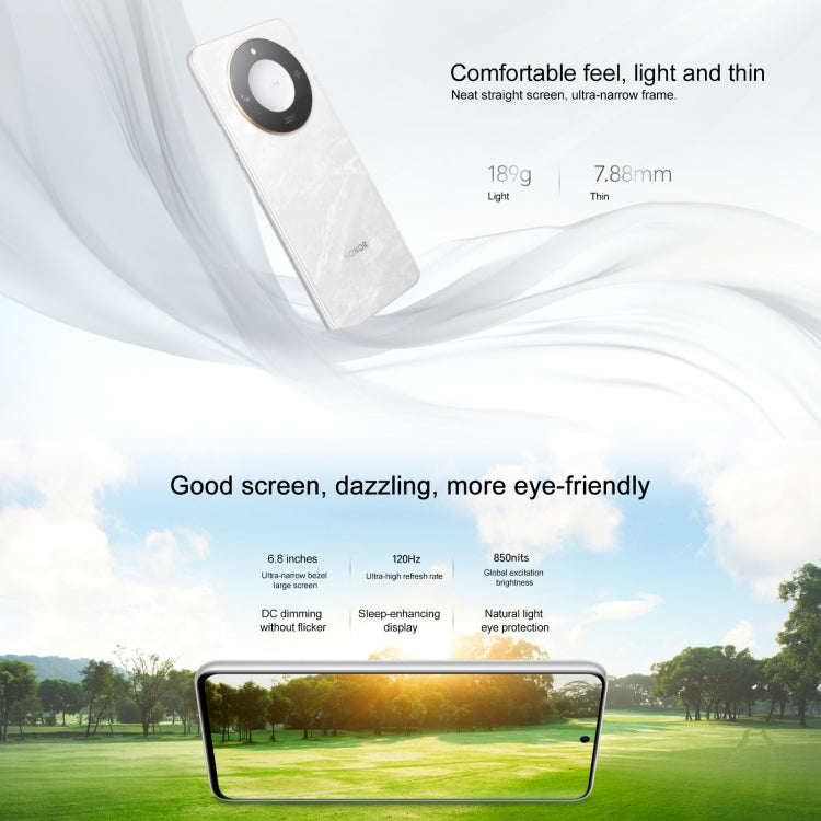 Honor X60, 12GB+256GB, Side Fingerprint, 6.8 inch MagicOS 8.0 Dimensity 7025-Ultra Octa Core, Network: 5G, OTG, Not Support Google Play (Green) - free shipping - PMC Jewellery - Order now!