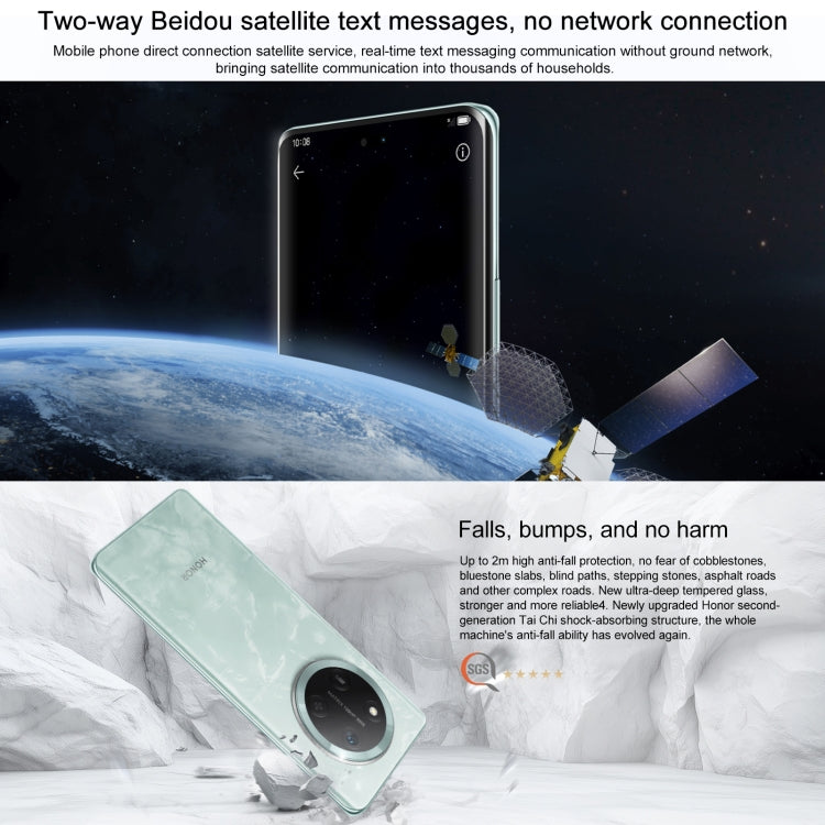 Honor X60 Pro, 8GB+128GB, Screen Fingerprint, 6.78 inch MagicOS 8.0 Snapdragon 6 Gen1 Octa Core, Network: 5G, OTG, Not Support Google Play (Grey) - free shipping - PMC Jewellery - Order now!