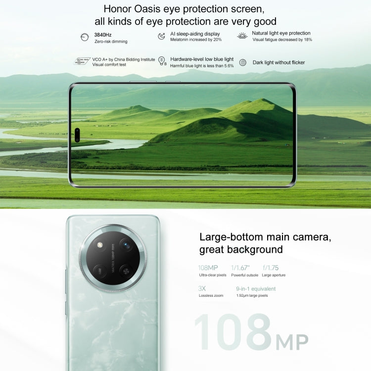 Honor X60 Pro, 8GB+128GB, Screen Fingerprint, 6.78 inch MagicOS 8.0 Snapdragon 6 Gen1 Octa Core, Network: 5G, OTG, Not Support Google Play (Black) - free shipping - PMC Jewellery - Order now!