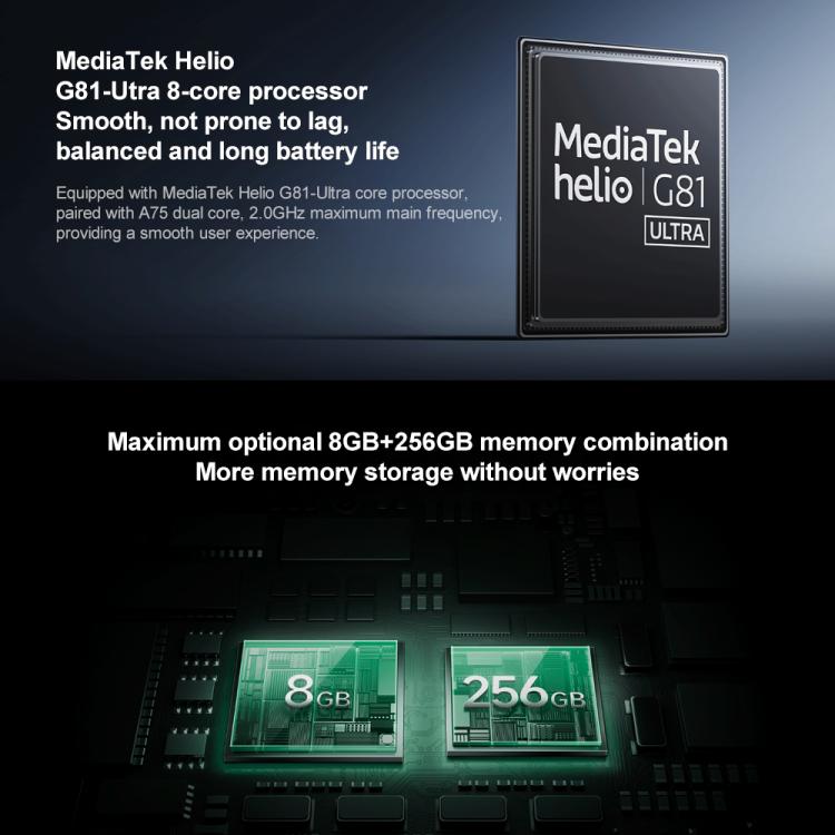 Xiaomi Redmi 14C, 4GB+64GB, 6.88 inch Xiaomi HyperOS MediaTek Helio G81-Ultra Octa Core, Network: 4G, Not Support Google Play Store (Silver) - free shipping - PMc TechLife - Order now!