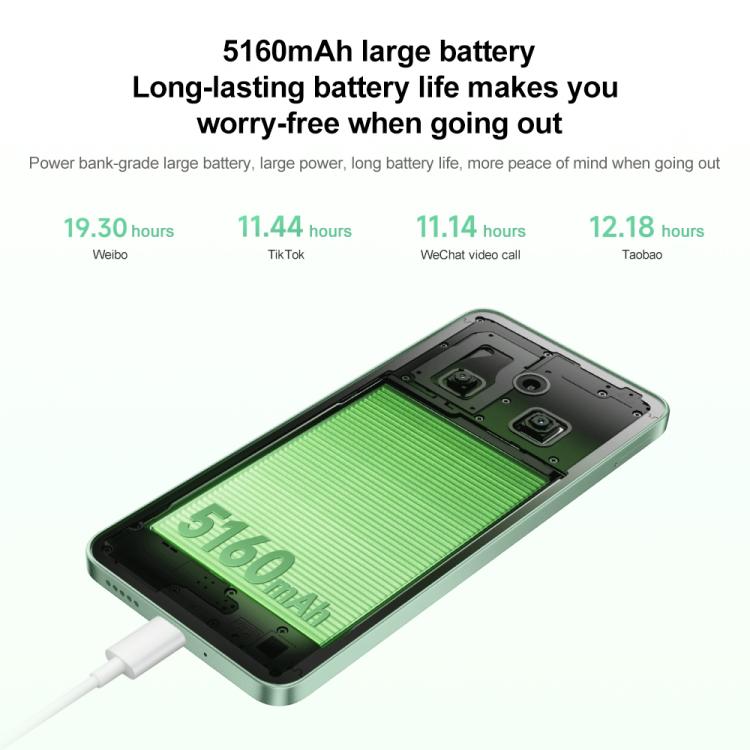 Xiaomi Redmi 14C, 8GB+256GB, 6.88 inch Xiaomi HyperOS MediaTek Helio G81-Ultra Octa Core, Network: 4G, Not Support Google Play (Green) - free shipping - PMc TechLife - Order now!