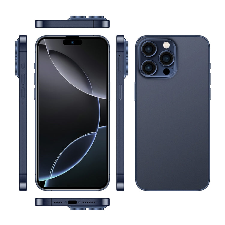 i16 Pro Max / Q5A, 6GB+128GB, 6.5 inch Screen, Face Identification, Android 10 MTK6762 Octa Core, OTG, NFC, Network: 4G, Dual SIM, EU Plug (Blue) - free shipping - PMC Jewellery - Order now!