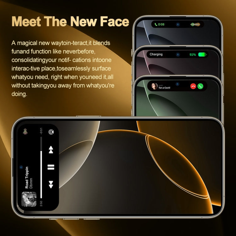 i16 Pro Max / Q5A, 6GB+128GB, 6.5 inch Screen, Face Identification, Android 10 MTK6762 Octa Core, OTG, NFC, Network: 4G, Dual SIM, US Plug (White) - free shipping - PMC Jewellery - Order now!