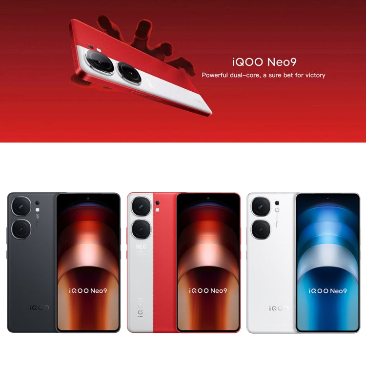 vivo iQOO Neo9, Dual Back Cameras, 16GB+256GB, Face ID / Fingerprint Identification, 6.78 inch Android 14 OriginOS 4 Snapdragon 8 Gen 2 Octa Core, OTG, NFC, Network: 5G, Support Google Play (Black) - free shipping - PMC Jewellery - Order now!