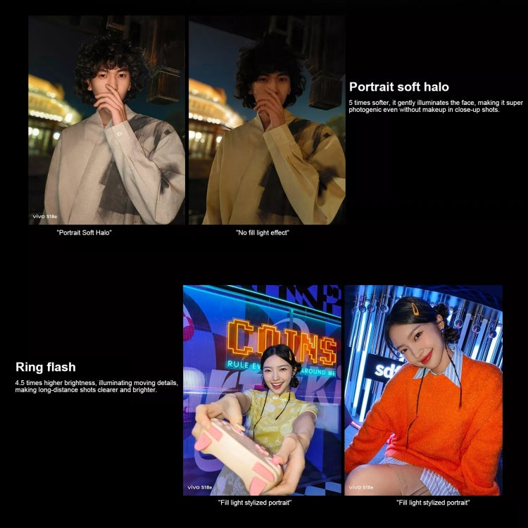 vivo S18e, Dual Back Cameras, 12GB+512GB, Face ID Screen Fingerprint Identification, 6.67 inch Android 14.0 OriginOS 4 Dimensity 7200 Octa Core 2.8GHz, OTG, NFC, Network: 5G, Support Google Play (Silver) - free shipping - PMC Jewellery - Order now!