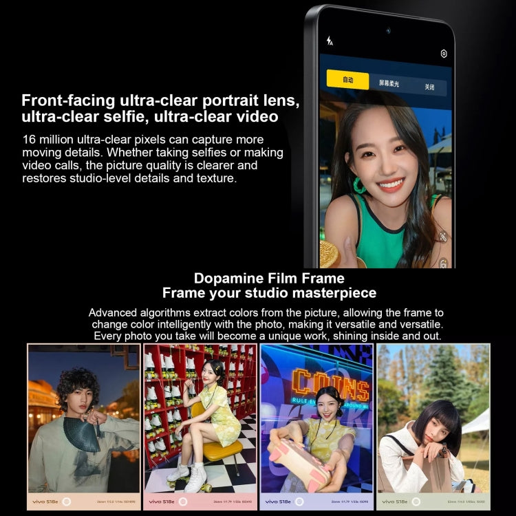 vivo S18e, Dual Back Cameras, 12GB+512GB, Face ID Screen Fingerprint Identification, 6.67 inch Android 14.0 OriginOS 4 Dimensity 7200 Octa Core 2.8GHz, OTG, NFC, Network: 5G, Support Google Play (Silver) - free shipping - PMC Jewellery - Order now!