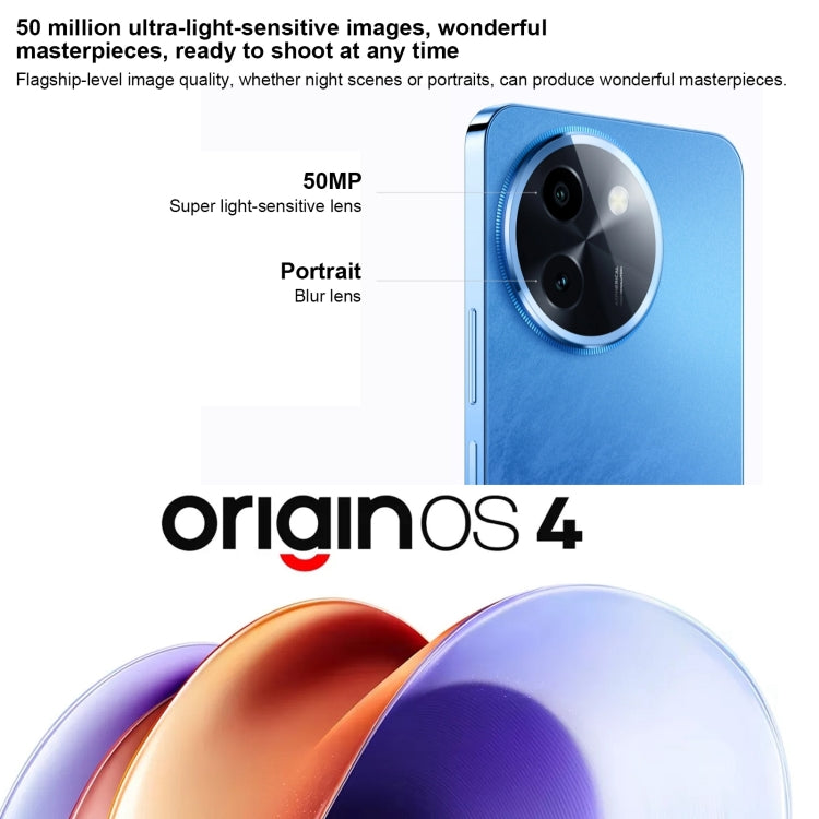 vivo Y200i, Dual Back Cameras, 12GB+256GB, Face ID Screen Fingerprint Identification, 6.72 inch Android 14.0 OriginOS 4 Snapdragon 4 Gen 2 Octa Core 2.2GHz, OTG, Network: 5G, Support Google Play (Black) - free shipping - PMC Jewellery - Order now!