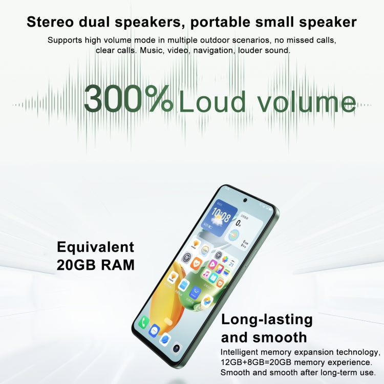 Honor Play 60 Plus 5G, 12GB+512GB, 6.77 inch MagicOS 8.0 Qualcomm Snapdragon 4 Gen2 Octa Core up to 2.2GHz, etwork: 5G, OTG, Not Support Google Play (Black) - free shipping - PMC Jewellery - Order now!