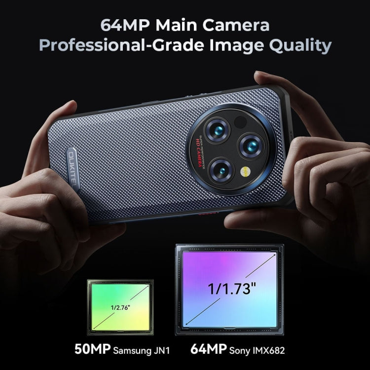 Oukitel WP35 5G Rugged Phone, 8GB+256GB, IP68/IP69K Fingerprint Identification, 11000mAh, 6.6 inch MediaTek Dimensity 6100+ Octa Core, NFC, OTG, Network: 5G (Green) - free shipping - PMC TechLife - Order now!