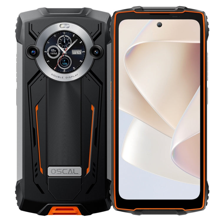 Blackview Oscal PILOT 2, 8GB+256GB, IP68/IP69K/MIL-STD-810H, 6.5 inch Android 14 MediaTek MT6789 Octa Core, Network: 4G, OTG, NFC (Orange) - Blackview by PMC TechLife | Online Shopping South Africa | PMC TechLife | Buy Now Pay Later Mobicred