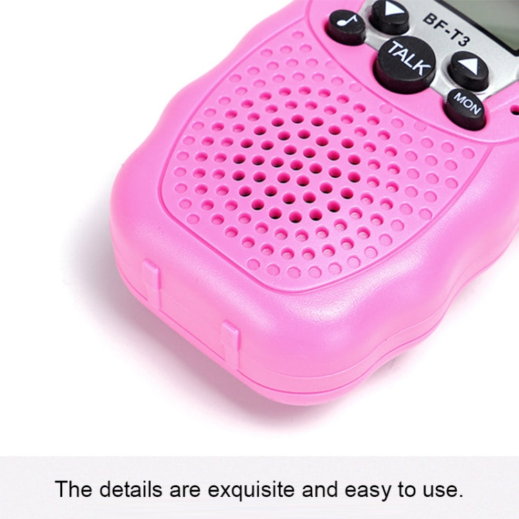 2 PCS BaoFeng BF-T3 1W Children Single Band Radio Handheld Walkie Talkie with Monitor Function, US Plug - free shipping - PMC TechLife - Order now!