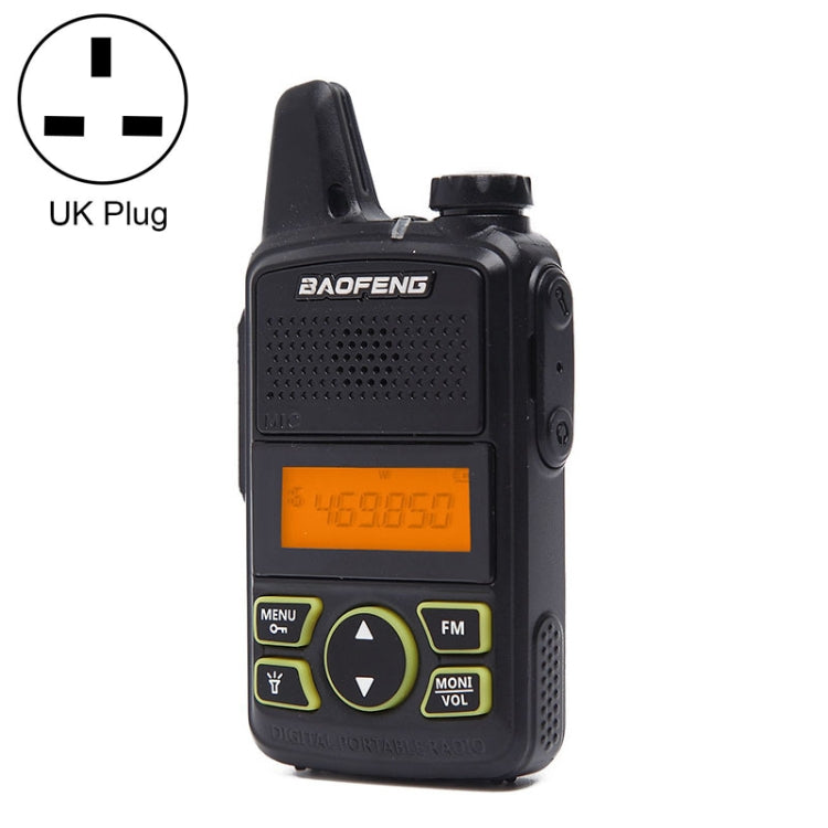 BaoFeng BF-T1 Single Band Radio Handheld Walkie Talkie, UK Plug - free shipping - PMC TechLife - Order now!
