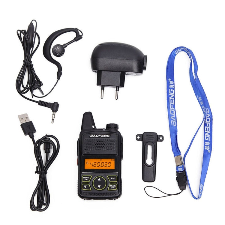 BaoFeng BF-T1 Single Band Radio Handheld Walkie Talkie, US Plug - free shipping - PMC TechLife - Order now!