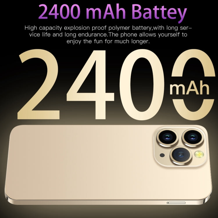 i14 Pro Max N85+, 2GB+16GB, 6.3 inch Screen, Face Identification, Android 6.0 Spreadtrum 7731G Quad Core, Network: 3G, Dual SIM,  with 64GB TF Card(Gold) - free shipping - PMC TechLife - Order now!