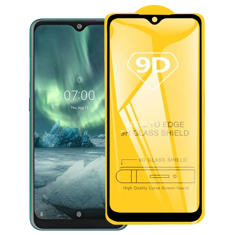 For Nokia 7.2 9D Full Glue Full Screen Tempered Glass Film - Nokia Tempered Glass by PMC TechLife | Online Shopping South Africa | PMC TechLife | Buy Now Pay Later Mobicred