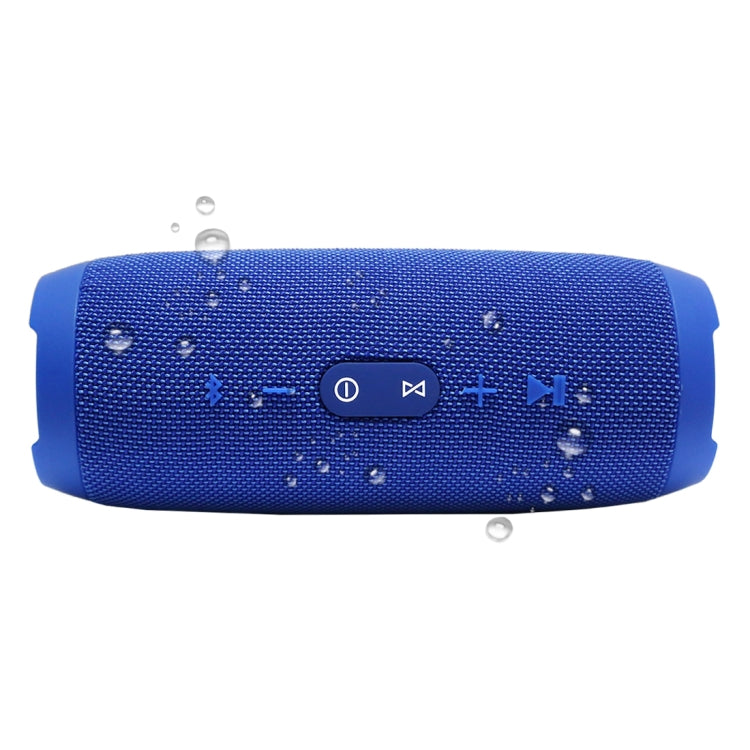 Charge3 Life Waterproof Bluetooth Stereo Speaker, Built-in MIC, Support Hands-free Calls & TF Card & AUX IN & Power Bank(Blue) - Waterproof Speaker by PMC TechLife | Online Shopping South Africa | PMC TechLife | Buy Now Pay Later Mobicred